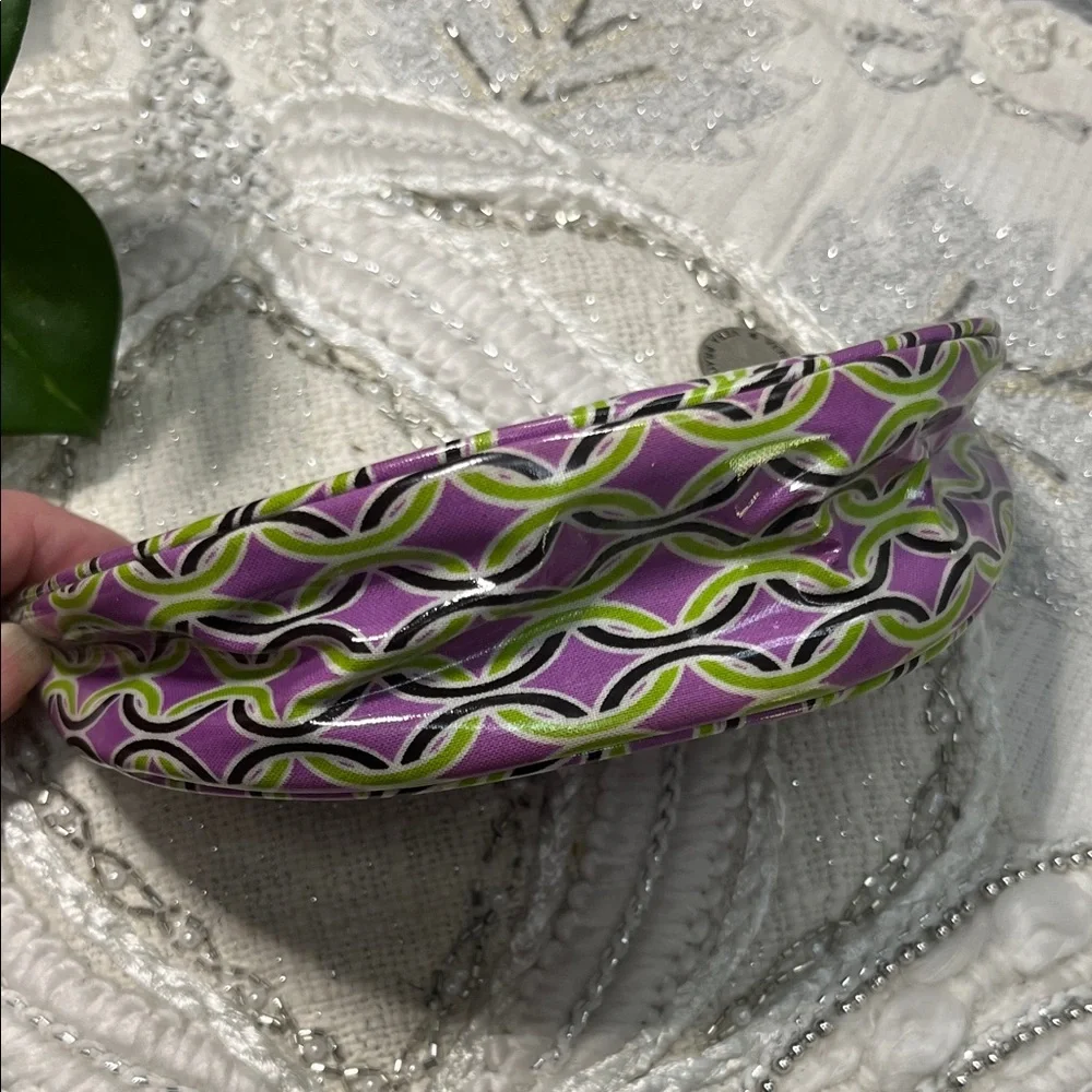 Retired Vera Bradley Purple Punch Frill Coin Purse